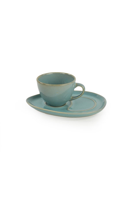 Hermia Juego de tazas de café Turquesa Hermia Juego de tazas de café Turquesa